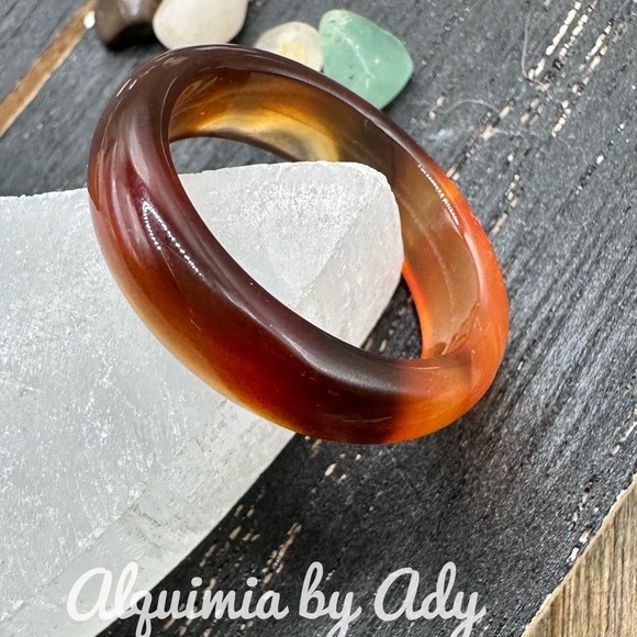 Alquimia Orange Agate Ring carnelian - Picture 1 of 2